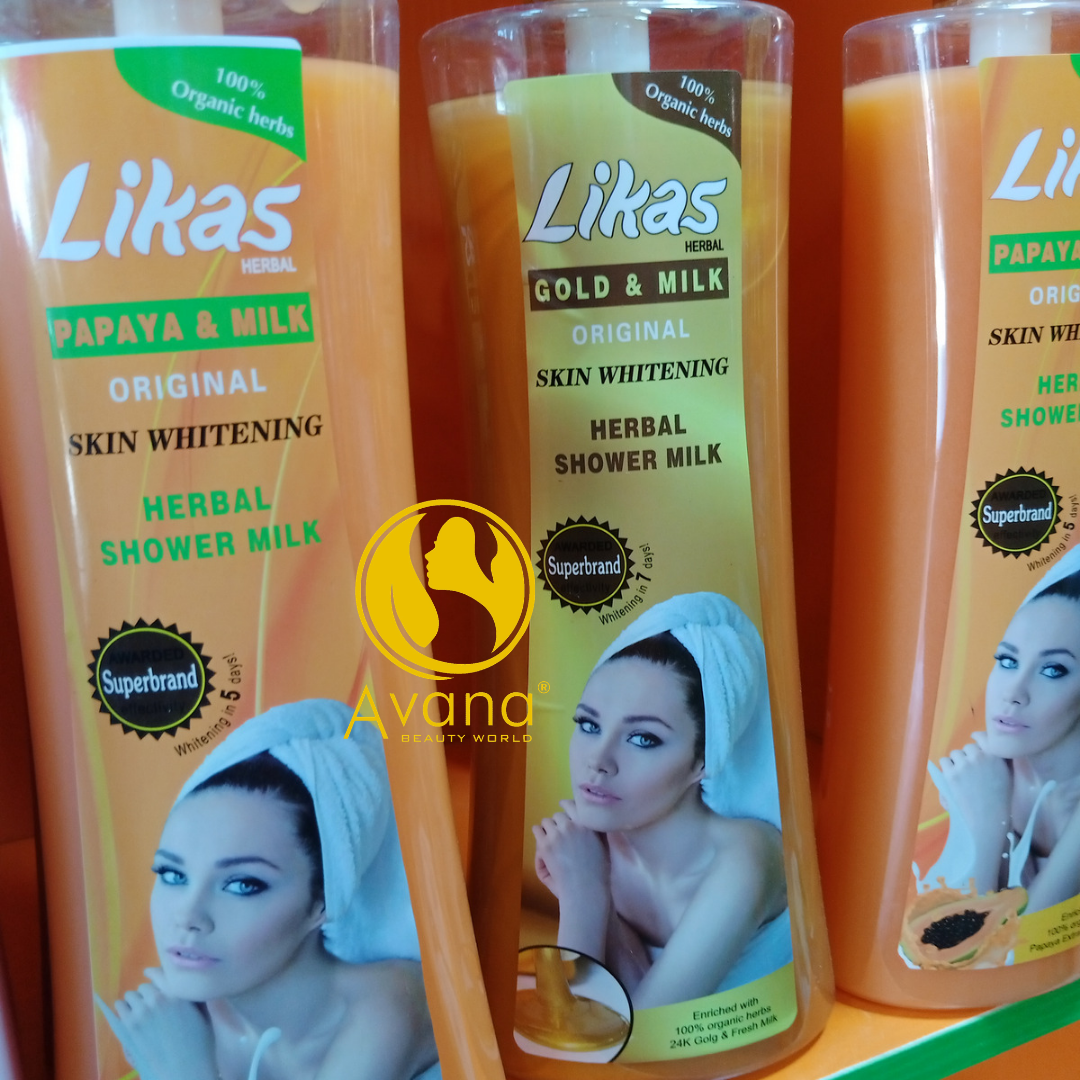 Likas Herbal skin whitening shower gel