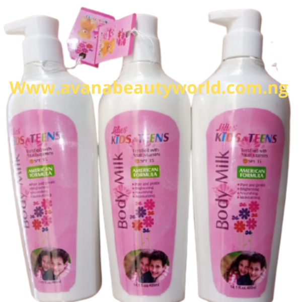 Kids and Teens body lotion. (American formular)